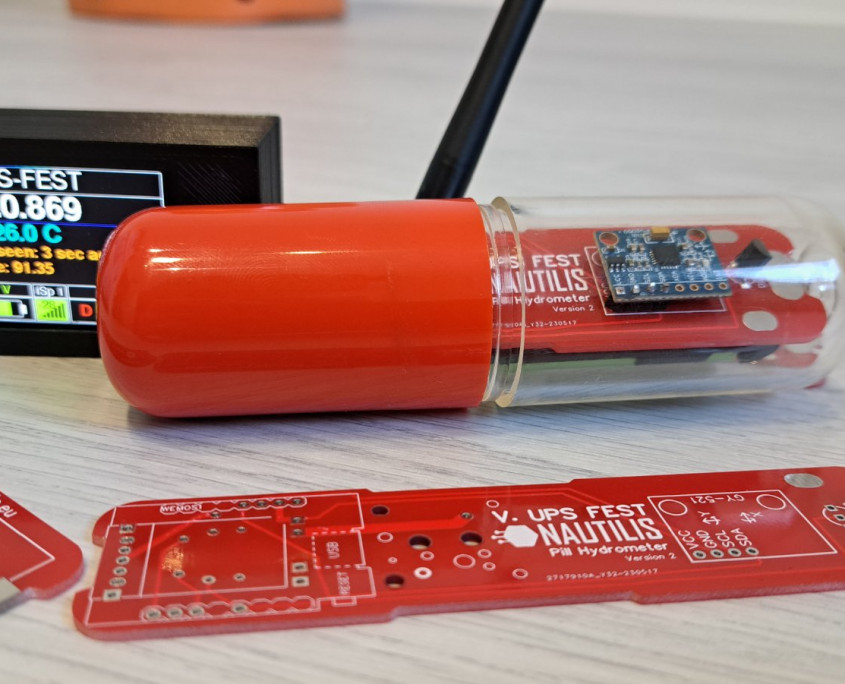 iSpindel Pill electronic Hydrometer Nautilis Smart Systems